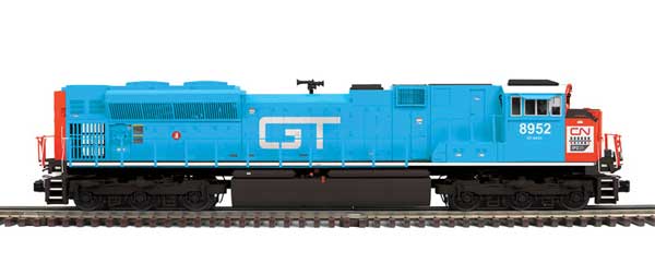 EMD SD70M-2 - 3-Rail - Proto-Sound 3.0 - Premier -- Canadian National #8952 (Grand Trunk Heritage, blue, red)