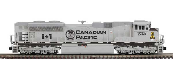 EMD SD70ACe - 3-Rail - Proto-Sound 3.0 - Premier -- Canadian Pacific #7023 (Air Force Military Pride, gray, black)