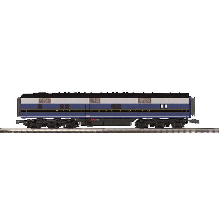 EMD E6B- 3-Rail - Unpowered - Premier(TM) -- Baltimore & Ohio #61 (blue, gray, black)