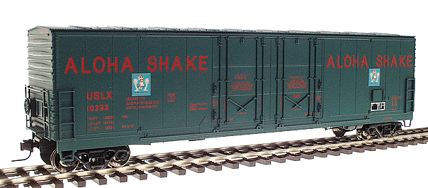 53' Evans Double Plug-Door Boxcar 2-Rail -- Aloha Shake