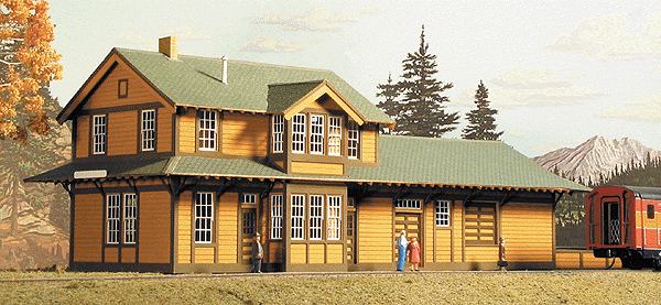 SP Two-Story Combination Depot Type 22 Left-Hand - LASERkit(R) -- Kit - 11 x 3-1/2 x 4-1/2" 27.9 x 8.9 x 11.4cm