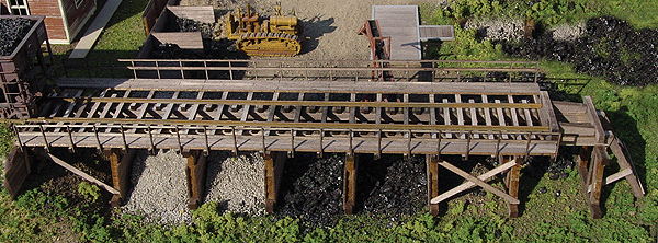 Pennsylvania Railroad Standard Coal Trestle - LASERkit(R) -- Kit - 10 x 2-1/4 x 2" 25.4 x 5.7 x 5.1cm