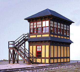 Pennsylvania MO Tower - LASERkit(R) -- Kit - 5 x 3 x 4-1/2" 12.7 x 7.6 x 11.4cm (Includes Stairs)