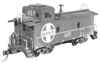 Modernization Kit -- For Athearn Santa Fe-Style Caboose