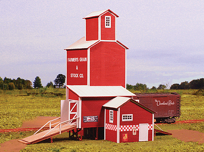 Farmer's Grain & Stock Company Laser-Cut Wood Kit -- 17 x 10 x 13"