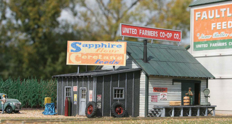 United Farmers Co-op -- Laser-Cut Wood Kit - 7 x 4-1/2 x 4" 17.8 x 11.4 x 10.2cm-1