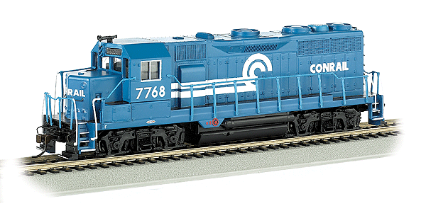 EMD GP35 - Standard DC -- Conrail #7768 (blue)