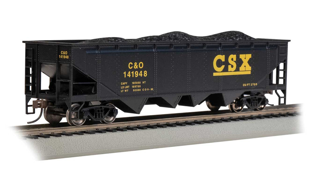 40' Quad Hopper - Ready to Run - Silver Series(R) -- CSX Transportation-2
