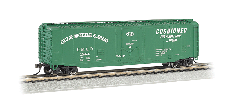 50' Plug-Door Boxcar - Ready to Run - Silver Series(R) -- Gulf, Mobile & Ohio-1