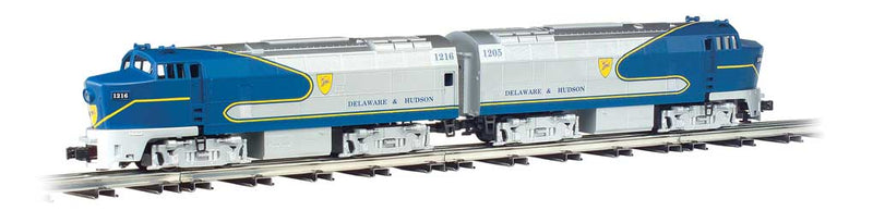 Baldwin RF16 Sharknose A-A Set - 3-Rail w/Horn & Bell - Williams(TM) -- Delaware & Hudson