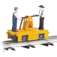 Operating Handcar - 3-Rail - Williams(TM) -- Yellow
