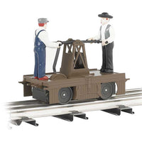 Operating Handcar - 3-Rail - Williams(TM) -- Brown