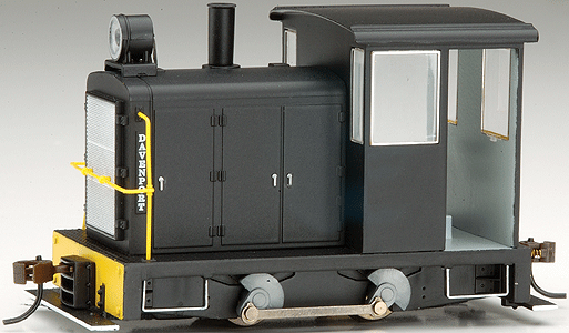 0-4-0 Side Rod Gas-Mechanical w/DCC - Spectrum(R) -- Painted Black & Yellow; Unlettered