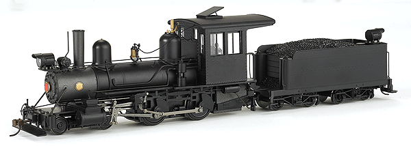 Modern Outside-Frame 4-4-0 American, Steel Cab w/DCC - Spectrum(R) -- Painted, Unlettered Steel Cab, Visor Headlight & Foot Board Pilot (black) 19-1
