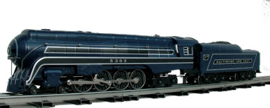 Class J 4-8-4 - 3-Rail w/Smoke, Whistle & Bell - Williams(TM) -- Baltimore & Ohio (Cincinnatian)