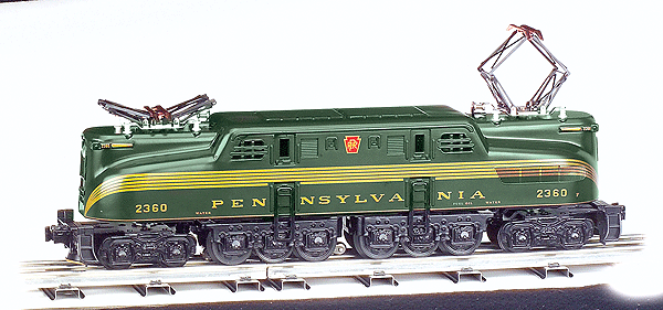 Semi-Scale GG1 - 3-Rail w/Horn & Bell - Williams(TM) Golden Memories(TM) -- Pennsylvania #2360 (Green 5-Stripe)-1