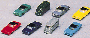 Assorted Automobiles -- Set #2 pkg(8)