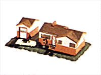 Ranch house w/figures