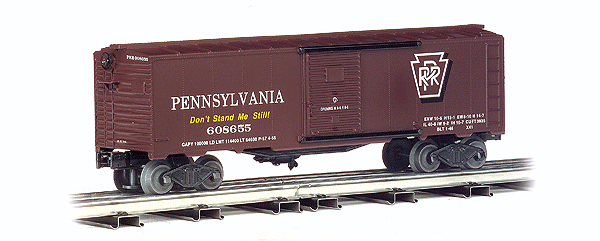 40' Steel Boxcar - 3-Rail - Ready to Run - Williams(TM) -- Pennsylvania