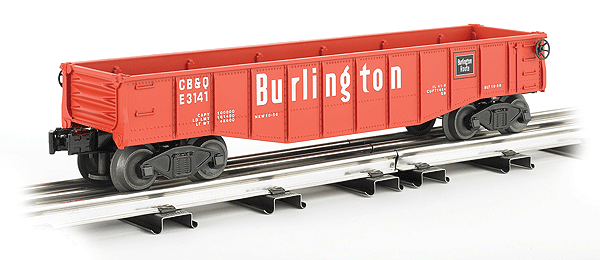 Williams(TM) by Bachmann, Gondola with 6 Wooden Barrels -- Chicago, Burlington & Quincy-1