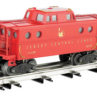 N5C Porthole Caboose - 3-Rail - Ready to Run - Williams(TM) -- Central Railroad of New Jersey #46470 (red, Liberty Logo)