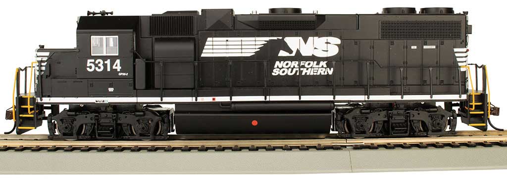 EMD GP38-2 - Standard DC -- Norfolk Southern 5314 (black, white, Horse Head Logo)-1