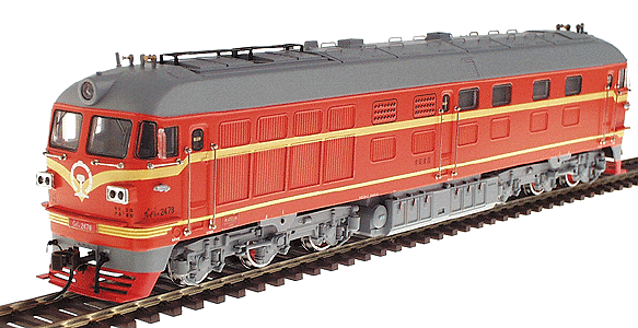 Spectrum Diesel DF4B Powered - China National Railways -- #2478 (orange)