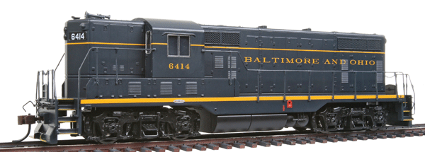 EMD GP7 w/DCC -- Baltimore & Ohio #6414