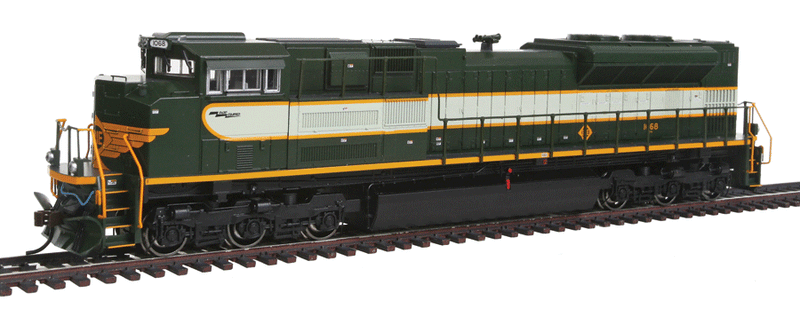 EMD SD70ACe - Sound & DCC - Heritage Edition -- Norfolk Southern #1068 (Erie Heritage Scheme, 2-Tone Green)-1