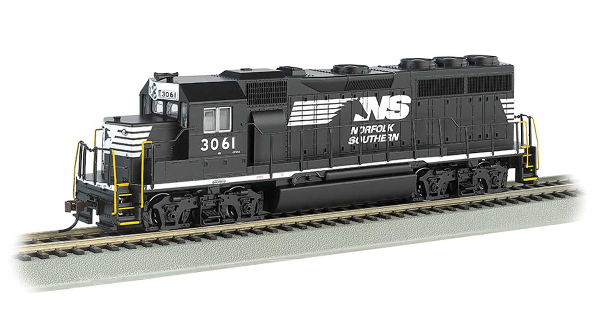 EMD GP40 - Sound and DCC -- Norfolk Southern #3061 (black, white, Horse Head Logo)