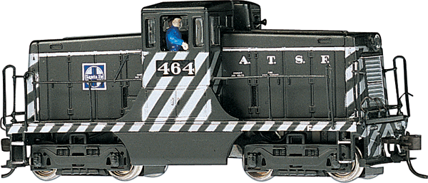 Spectrum GE 44-Ton Diesel Switcher Powered -- Santa Fe