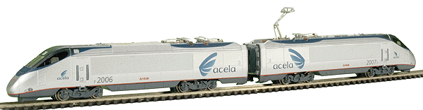 Acela Express Dual Locomotives - Nonpowered