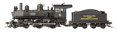 Richmond Modern 4-4-0 w/Sound & DCC - Spectrum(R) -- Maryland & Pennsylvania #6 w/Steel Cab