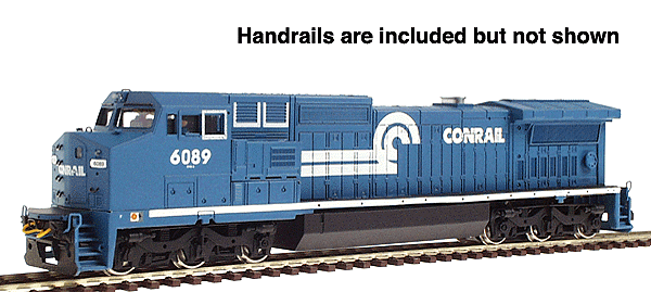 GE-8 40C Wide Cab -- Conrail #6089