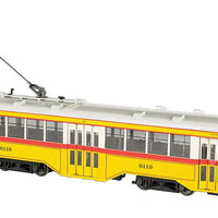 Peter Witt Streetcar - Standard DC -- Baltimore Transit Co. #6119 (yellow, white, red)