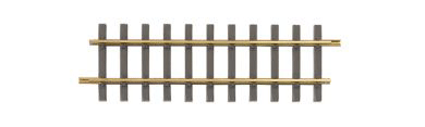 Code 332 Straight Brass Track -- 1' 30.5cm pkg(12)