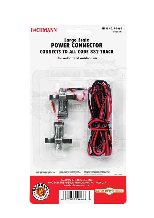 Power Connector -- For Code 332 Brass Track