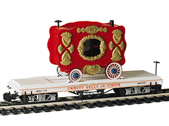 Calliope Wagon on Flatcar