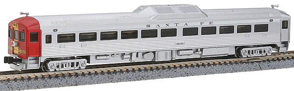 Budd RDC-1 - Standard DC -- Santa Fe #DC191 (silver, red End)
