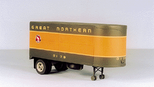 24' Round Nose Dry Van Trailer -- Undecorated