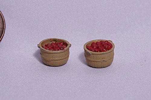 Bushel Baskets w/Fruit