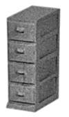 Four-Drawer File Cabinet