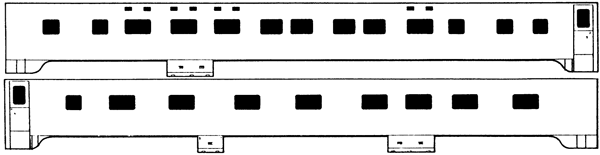 Brass Sides - Pullman -- 4-4-2 "Imperial" Series Sleeper (Plan #4069)