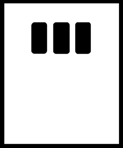 Baggage Doors pkg(2) -- Northern Pacific - 5' Three-Window