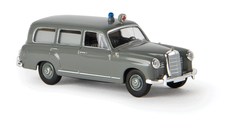 1953 Mercedes-Benz 180 Kombi Station Wagon - Starmada(TM) -- DRK Ambulance (gray)