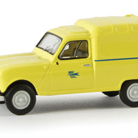 1962-1988 Renault Fourgonnette Delivery Truck - Assembled -- French Post Office (yellow, black, French Lettering)