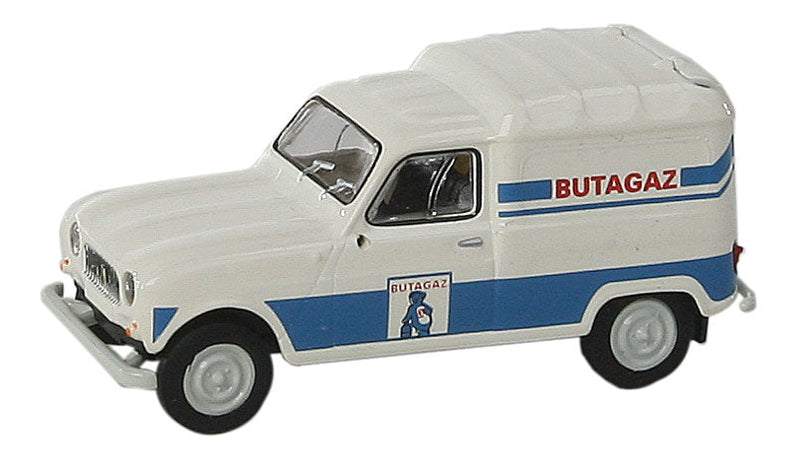 1962-1988 Renault R4 Fourgonnette Delivery Truck - Assembled -- Butagaz (white, blue, French Lettering)