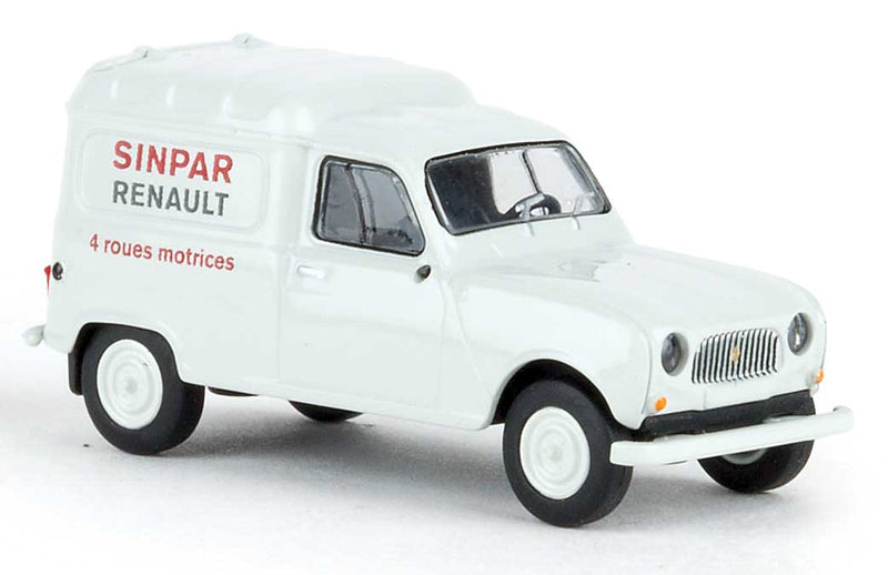 1950-1978 Citroen Kastenente 2 CV Delivery Truck - Assembled -- Sinpar-Renault (white, red, French Lettering)