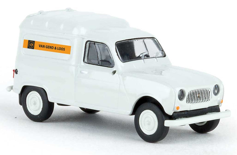 1950-1978 Citroen Kastenente 2 CV Delivery Truck - Assembled -- Van Gend & Loos (white, orange, Dutch Lettering)