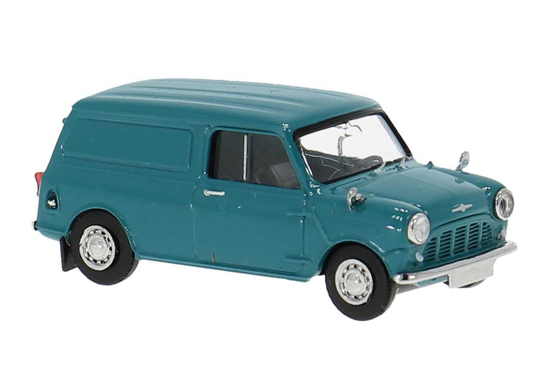 1960s Austin Mini Cargo Van - Assembled -- Teal